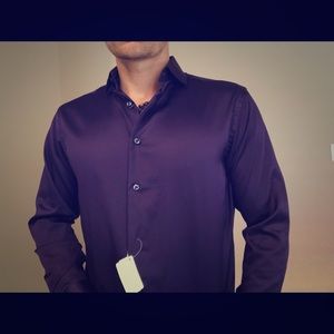 Purple dress shirt